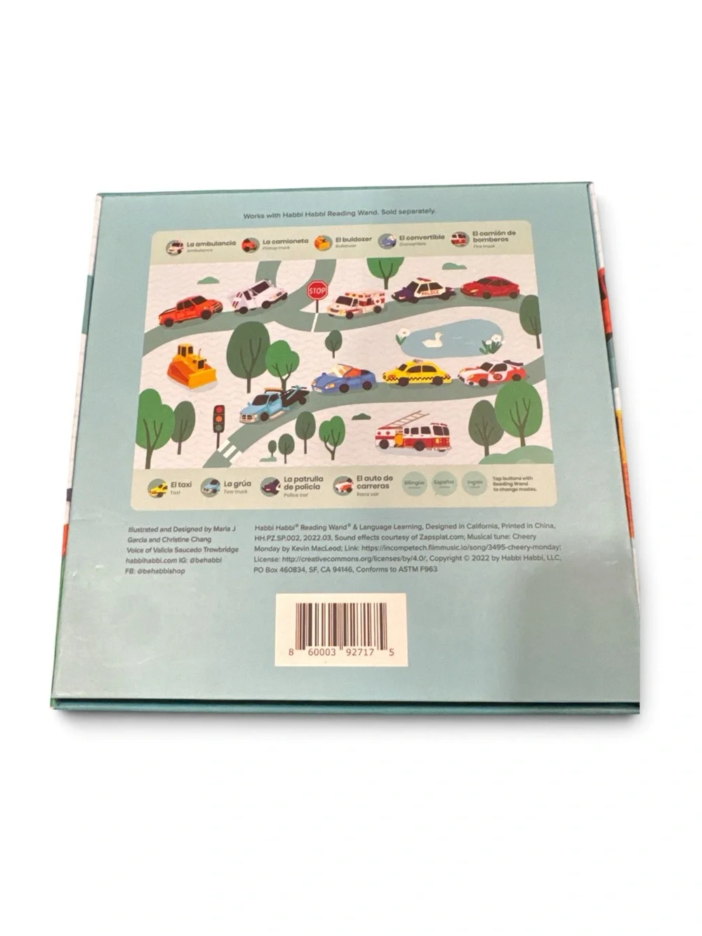 Habbi Habbi Bilingual Cars & Trucks Puzzle